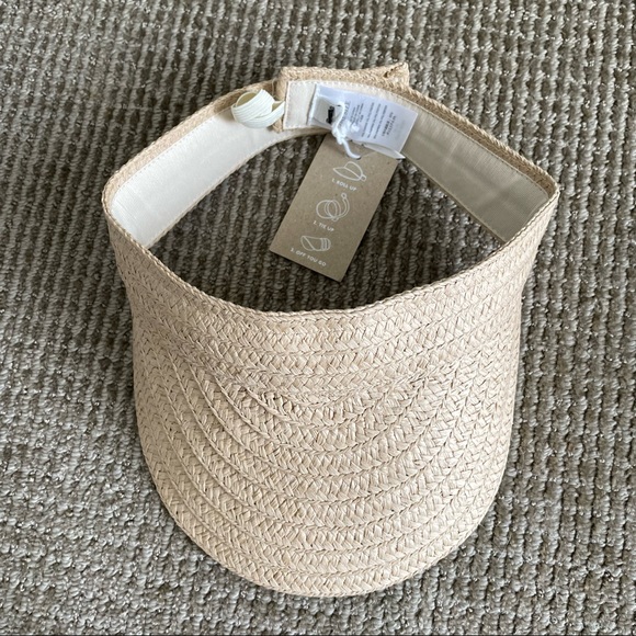 Madewell Packable Braided Straw Visor - Picture 5 of 7